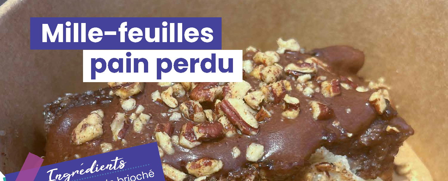 Mille-feuilles pain perdu