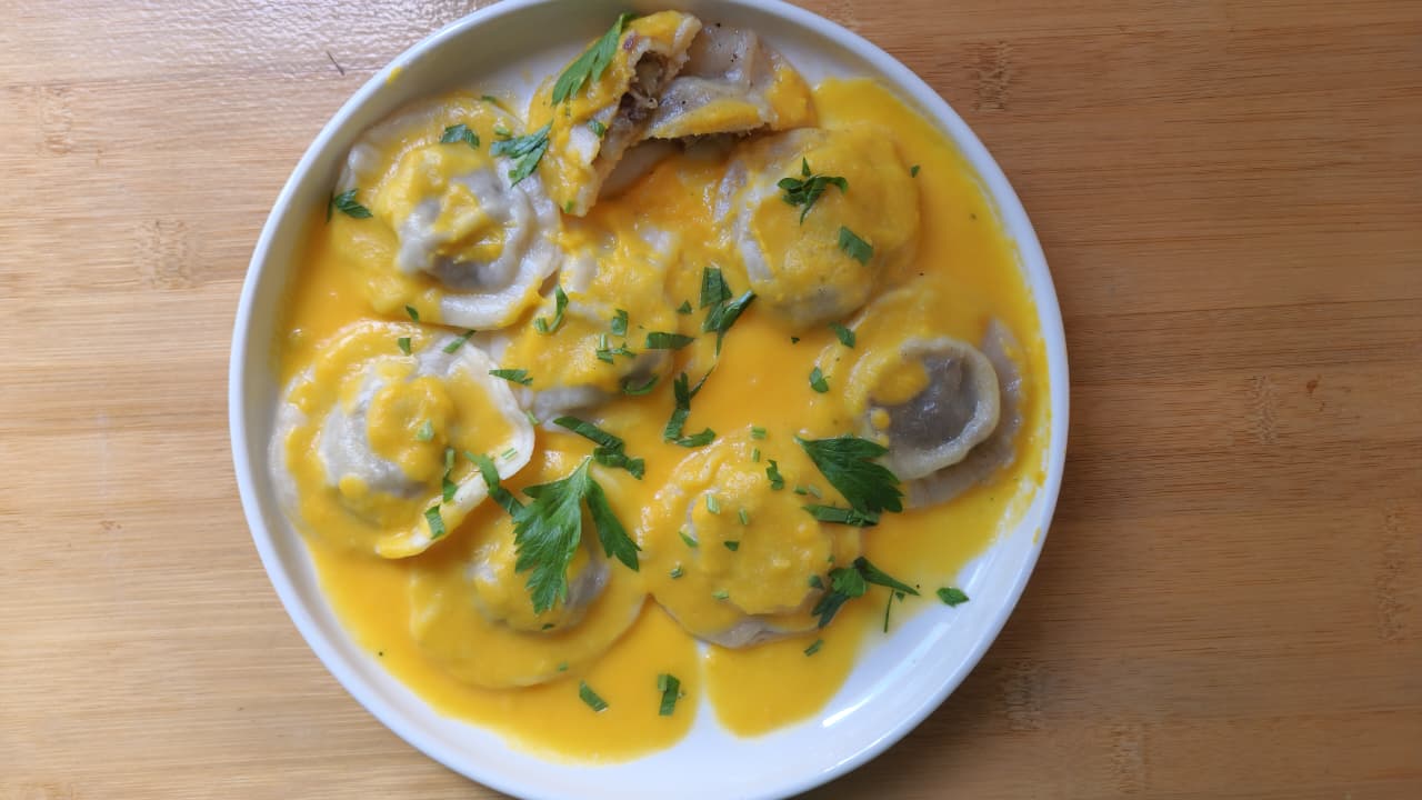 Ravioles d&rsquo;igname au poisson et christophine